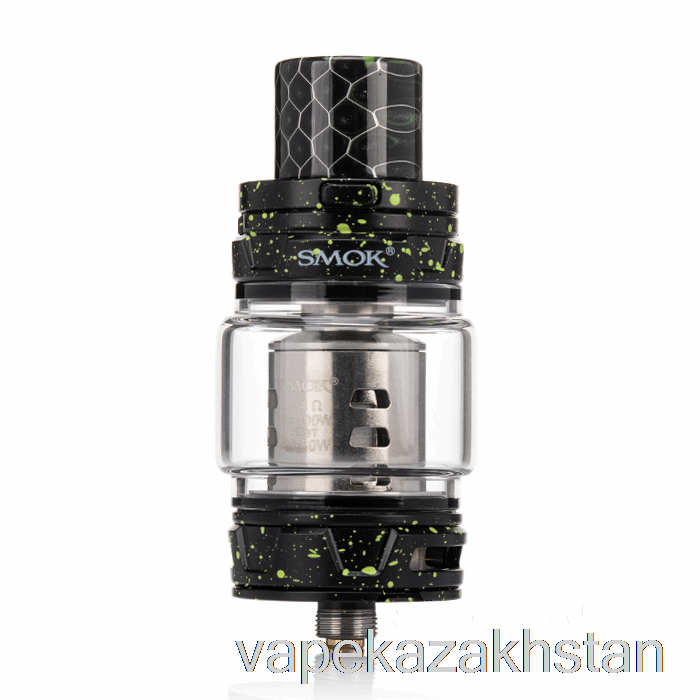 Vape Kazakhstan SMOK TFV12 Prince Sub-Ohm Tank Black w/ Green Spray